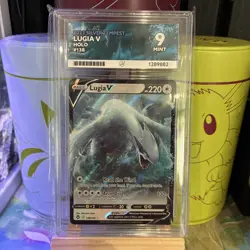 Pokemon Lugia V Holo Rare Silver Tempest 138/195 ACE 9 - Image 1