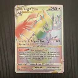 Pokemon TCG Lugia VSTAR 202/195 Silver Tempest Secret Rare Holo - Image 1