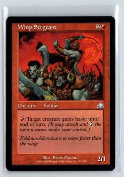 (2X) Whip Sergeant Prophecy Uncommon - MTG Magic the Gathering Card - Image 1