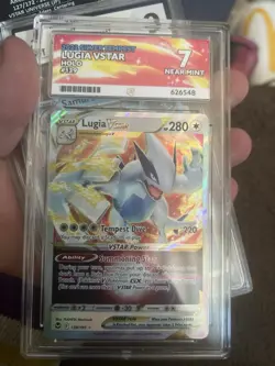 Pokemon Lugia VSTAR 139/195 Ultra Rare Holo Silver Tempest English Card 2022 - Image 1