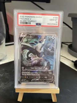 PSA 10 LUGIA V 186/195 | Silver Tempest Alt Art Pokemon Card - Image 1
