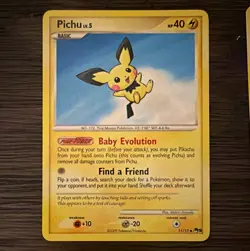 Pokemon TCG POP Series 9 Promo 2-Card Lot Pichu 11/17 Pikachu 15/17 EN - Image 1