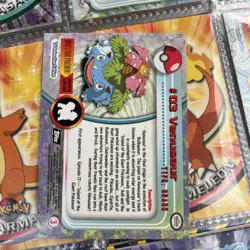 Venusaur #3 1999 Topps Pokemon Edition Series - Image 2