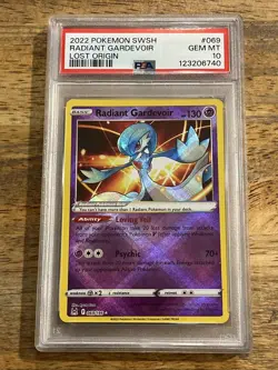 GRADED PSA 10 2022 Pokemon SWSH Radiant Gardevoir Lost Origin #069 - Image 1
