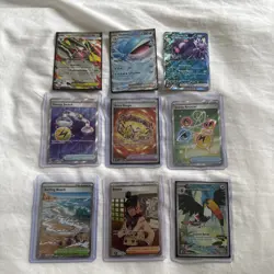 Pokemon TCG Pitch Black And Chaos Rising 9 Card Bundle All NM Condition - Image 1