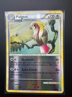 Nintendo Pokemon TCG Call of Legends Pidgeot Holo Rare 30/95 EN 2011 Near Mint - Image 2