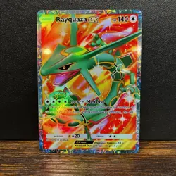 Pokemon TCG Pocket Rayquaza EX Holographic Illustration Rare - Fan Art - Image 1
