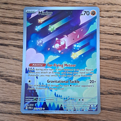 Pokemon TCG Minior 201/182 SV04 Paradox Rift Illustration Rare Holo EN 70 HP - Image 1