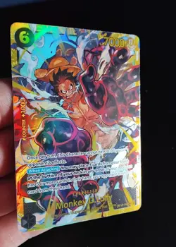 One Piece CCG: Monkey D. Luffy OP10-118 - Royal Blood - SEC Card - English MINT - Image 2