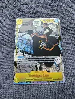 One Piece CCG Trafalgar Law Royal Blood Foil Card OP10-119 Manga English - Image 1