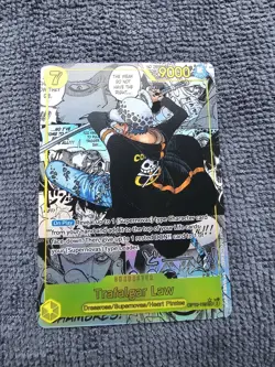 One Piece CCG Trafalgar Law Royal Blood Foil Card OP10-119 Manga English - Image 2