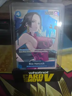 Boa Hancock OP02-059 UC Box Topper Paramount War One Piece TCG English NM Foil - Image 1