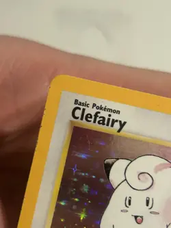 Pokemon TCG Base Set Clefairy Holo Rare 005/102 1999 English - Image 4