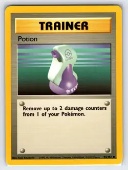 Potion 94/102 1999 Base Set Pokemon Card Vintage WOTC Trainer Vintage - Vlp - Image 1