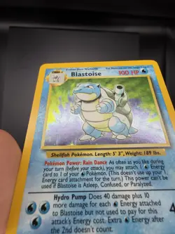 Pokemon Vintage Blastoise 2/102 Base Set Unlimited Holo Rare WOTC NM - Image 2