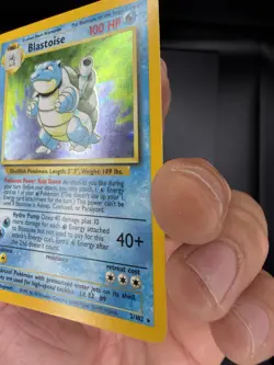 Pokemon Vintage Blastoise 2/102 Base Set Unlimited Holo Rare WOTC NM - Image 4