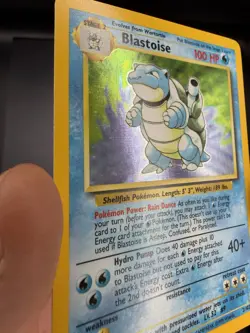 Pokemon Vintage Blastoise 2/102 Base Set Unlimited Holo Rare WOTC NM - Image 5