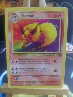 Flareon 19/64 - Jungle Set - Non Holo WOTC Vintage 1999 Pokemon TCG Card - Image 1