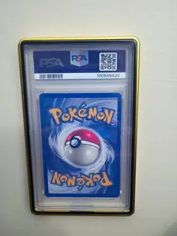 Vintage 1999 Pokemon TCG Dragonite 4/62 Holo Fossil PSA 4 WotC - Image 2