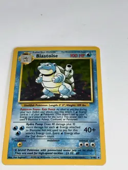 Pokemon TCG Blastoise Base Set Holo Rare 2/102 1999 WOTC 100 HP Stage 2 - Image 5