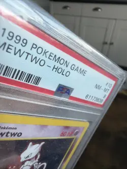 PSA 8 Pokemon TCG Mewtwo Base Set 10/102 Holo Unlimited Holo Rare Mint - Image 4