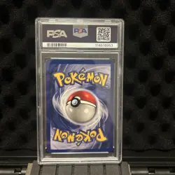 1999 ALAKAZAM HOLO RARE BASE SET POKEMON TCG PSA 7 NEAR MINT #1/102 - Image 2