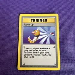 WOTC Scoop Up 78/102 Base Set Unlimited Regular Rare Pokemon TCG 1999 English - Image 1