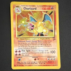 Charizard Base Set 2 4/130 Holo Rare 120 HP English Pokemon TCG WotC - Image 1