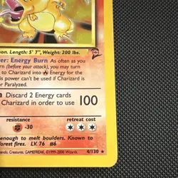 Charizard Base Set 2 4/130 Holo Rare 120 HP English Pokemon TCG WotC - Image 5