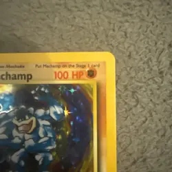 Machamp HOLO 08/102 - 1st Edition POKEMON 1999 Base Set WOTC - LP - See Pics - Image 2