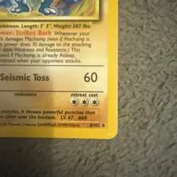 Machamp HOLO 08/102 - 1st Edition POKEMON 1999 Base Set WOTC - LP - See Pics - Image 5