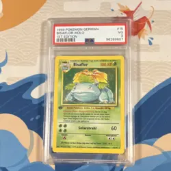 PSA 3 Pokemon 1999 German Base Set Venusaur (Bisaflor) Holo 1st Ed 15/102 - Image 1