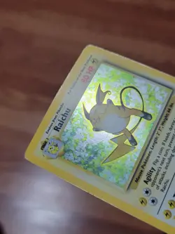Raichu 14/102 - Base Set Unlimited - WOTC Holo Rare Pokemon Card - Vintage - PL - Image 2