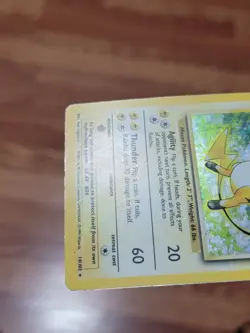 Raichu 14/102 - Base Set Unlimited - WOTC Holo Rare Pokemon Card - Vintage - PL - Image 5