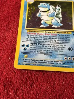Blastoise 002/130 Base Set 2 Holo Wotc Pokemon Card 1999 Played - Image 4
