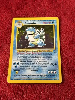 Blastoise 002/130 Base Set 2 Holo Wotc Pokemon Card 1999 Played - Image 5