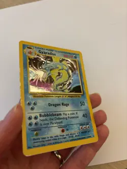 Pokemon Gyrados Holo Rare Base Set Card 6/102 1999 Vintage - Image 3