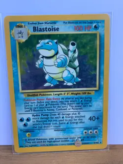 1999 Pokemon TCG Blastoise Base set 2/102 Holo Holo Rare - Image 1
