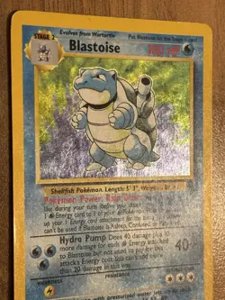 Pokemon Base Set 2 Blastoise 2/130 Holo WOTC Vintage 1999-2000 LP - Image 1