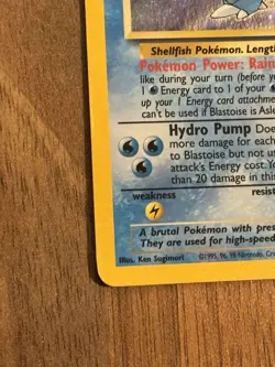 Pokemon Base Set 2 Blastoise 2/130 Holo WOTC Vintage 1999-2000 LP - Image 3