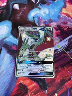 Pokemon TCG Noivern Gx SV78/SV94 Full Art Shiny Holo Rare Hidden Fates - Image 1