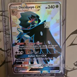 Pokemon TCG Decidueye GX SV47/SV94 Hidden Fates Shiny Vault Full Art Holo - Image 1