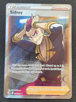 Sidney 264/264 Fusion Strike Full Art Trainer Holo Pokemon TCG Card NM - Image 1
