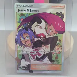 Pokemon TCG: Jessie and James 68/68 Ultra Rare Full Art Hidden Fates NM/M - Image 1