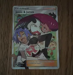 Pokemon TCG Jessie & James 58/68 Full Art Ultra Rare Hidden Fates NM - Image 1