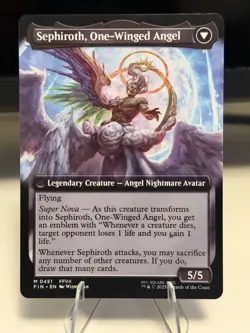 MTG - Sephiroth, Fabled SOLDIER (Extended Art) 0451 - Final Fantasy - Non-Foil - Image 2
