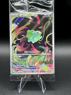 Pokemon SEALED Bulbasaur 133/132 Mega Evolution Box Topper Stamped Promo!! - Image 1