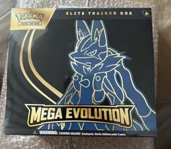 Pokemon Mega Evolution Elite Trainer Box ETB Lucario NEW FACTORY SEALED - Image 1