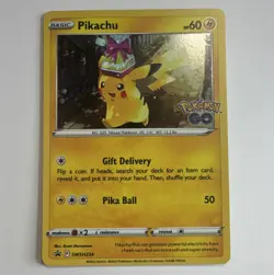 Pikachu Holo Promo Pokemon TCG Card SWSH234 SWSH Promo EN 2022 60 HP - Image 1