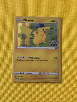 Pikachu 28/78 Pokemon Go Set Holo Rare Pokemon Card TCG 2022 - Image 1
